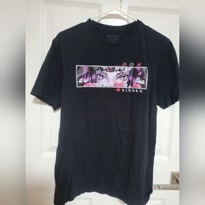 Black Graphic Tee for Men